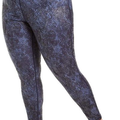 Ideology Womens Plus Size Python Print Leggings 2X